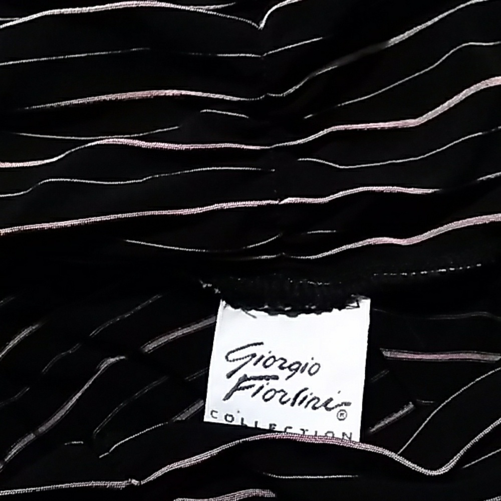 Black and pink stripe Giorgio Fiorlini skirt